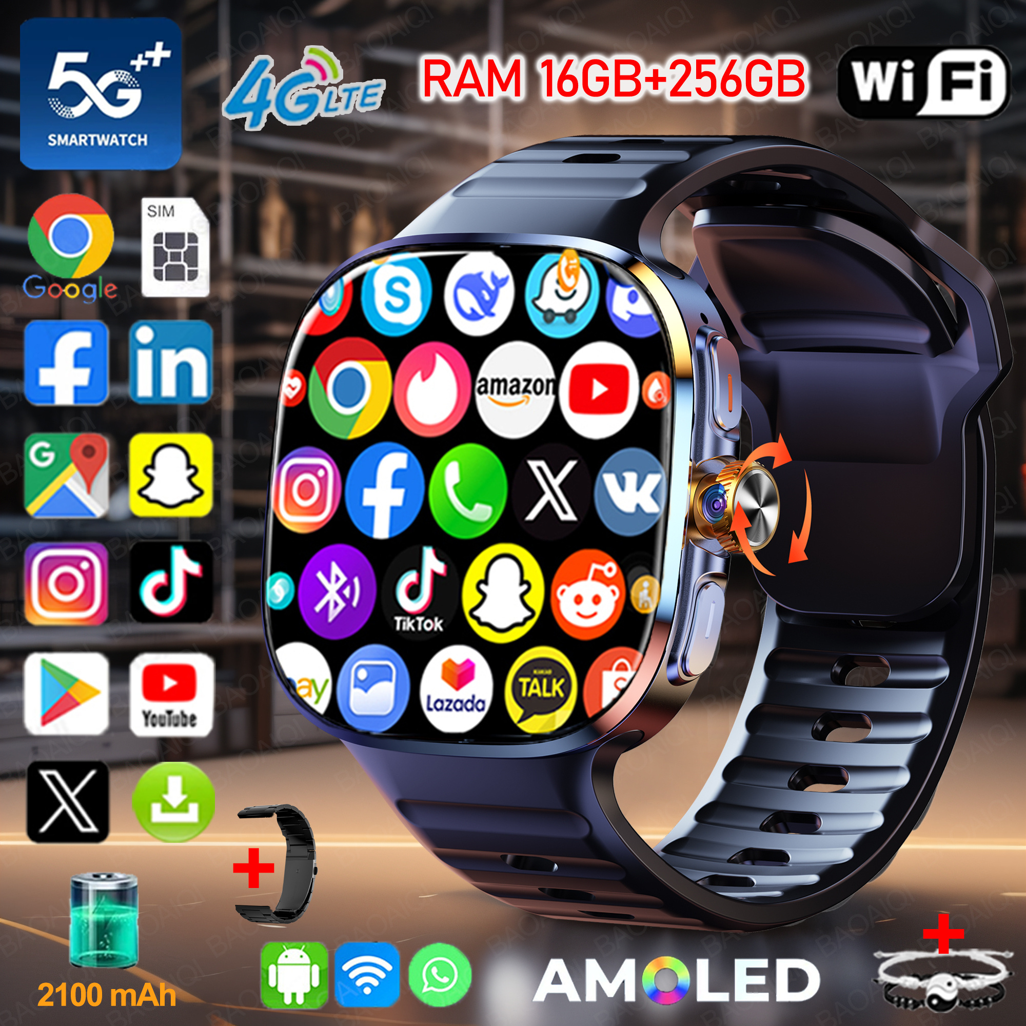Photography Lighting Gels - New Large Screen Smartwatch 4G/5G SIM
