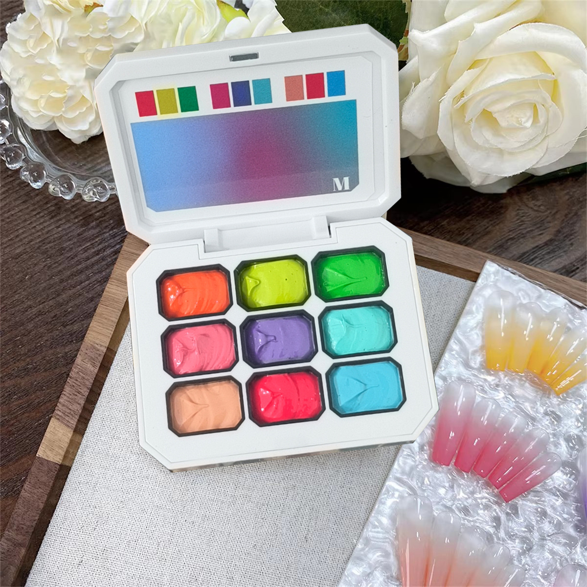 1pc 9-color solid nail polish  - Photography Lighting Gels review and price