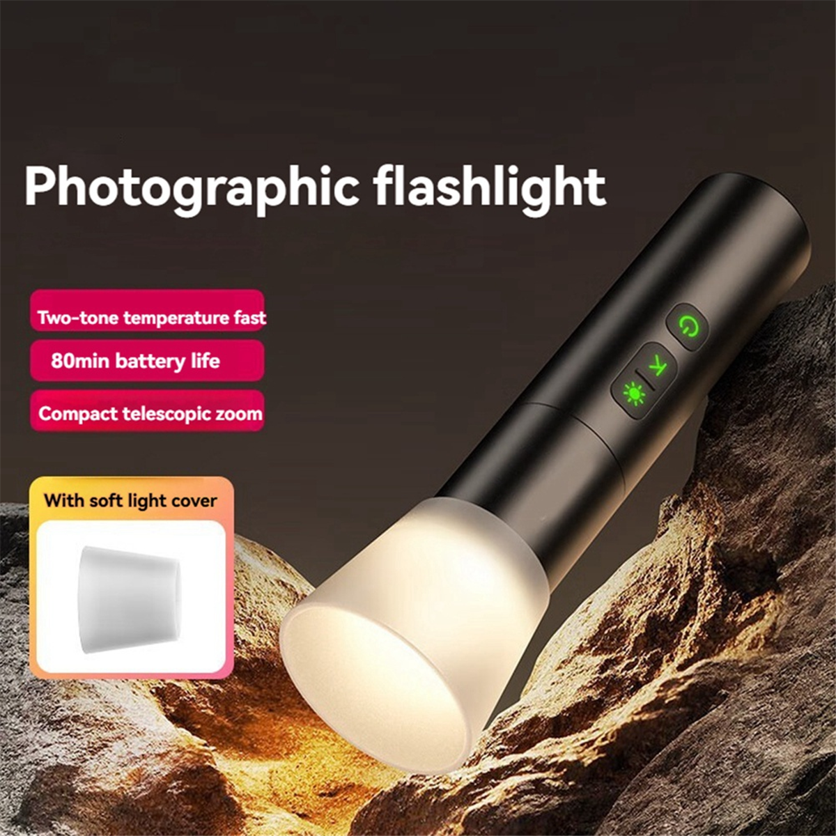 Photography Flashlight LM07 Vi - Photography And Videography Lighting review and price