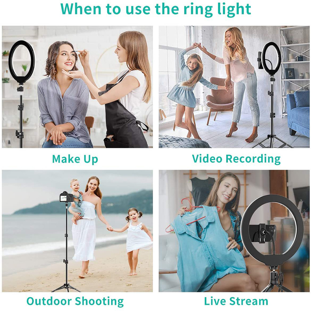 Phone Live Ring Light 10 Inch  - Photography Lighting Product review and price
