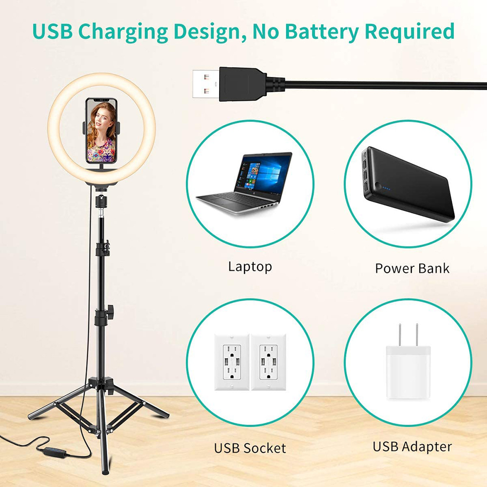 Phone Live Ring Light 10 Inch  - Photography Lighting Product review and price