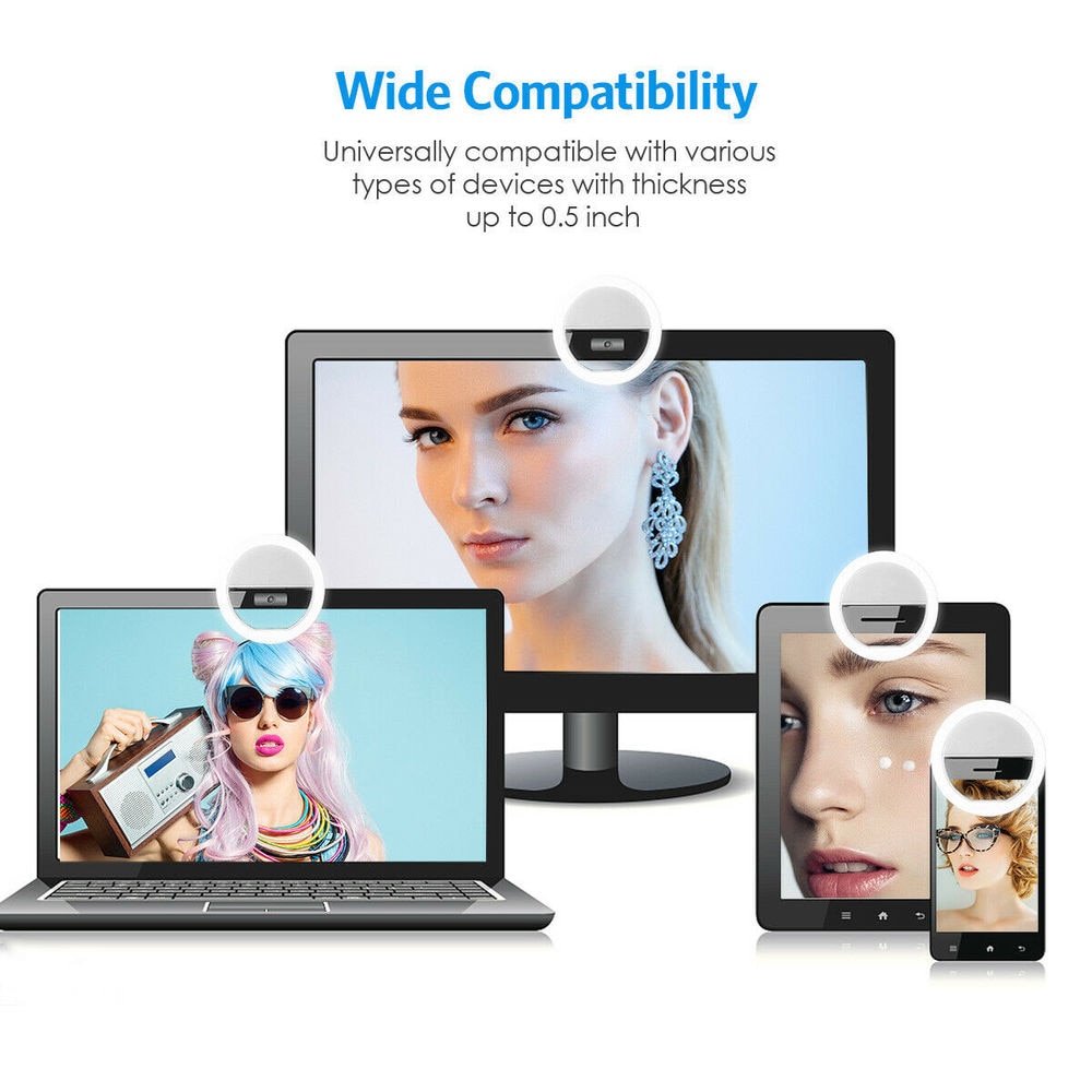 USB Rechargeable LED Selfie Ri - Photography Lighting Product review and price