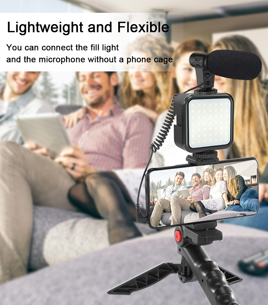 Smartphone Vlogging Kit Video  - Photography Lighting Kit review and price