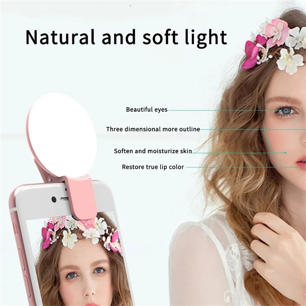 Portable Ring Light Clip Porta - Photography Lighting Description review and price