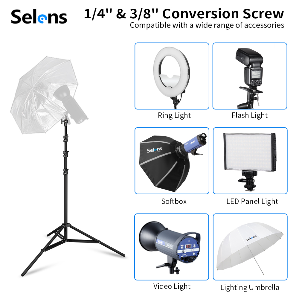 Selens 2.2~3.95M Light Stand w - Photography Lighting Product review and price