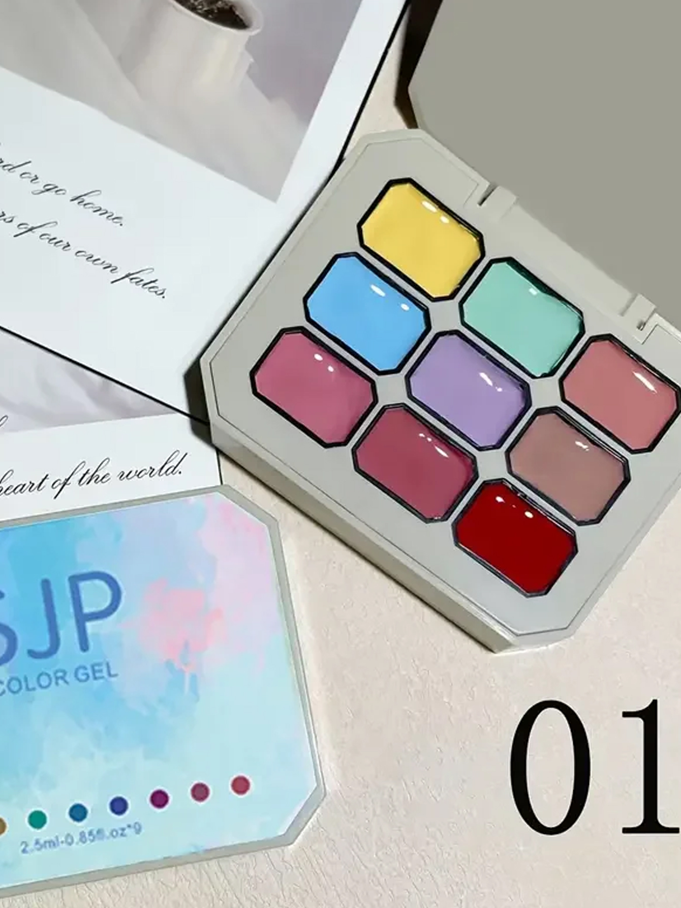 9 Colors Solid Nail Polish Pal - Photography Lighting Gels review and price