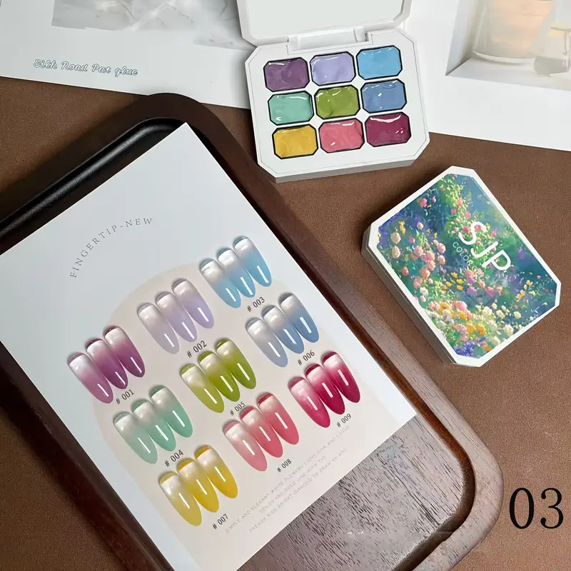 9 Colors Solid Nail Polish Pal - Photography Lighting Gels review and price