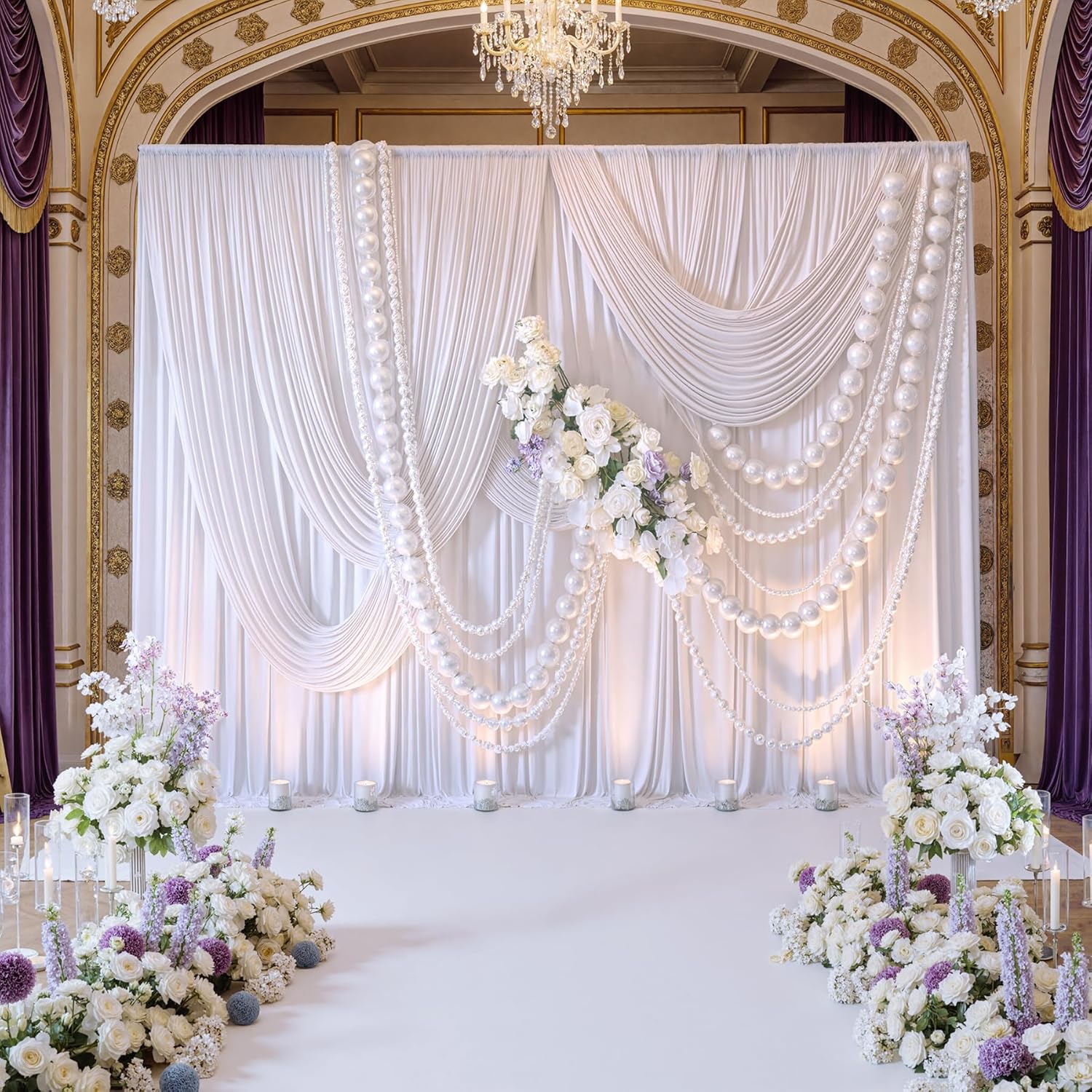 White Backdrop Curtains 10x10  - Lighting In Photography review and price