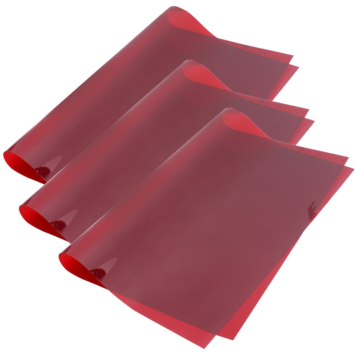 3Pcs Deep Red Color Filter Gel - Photography Lighting Gels review and price