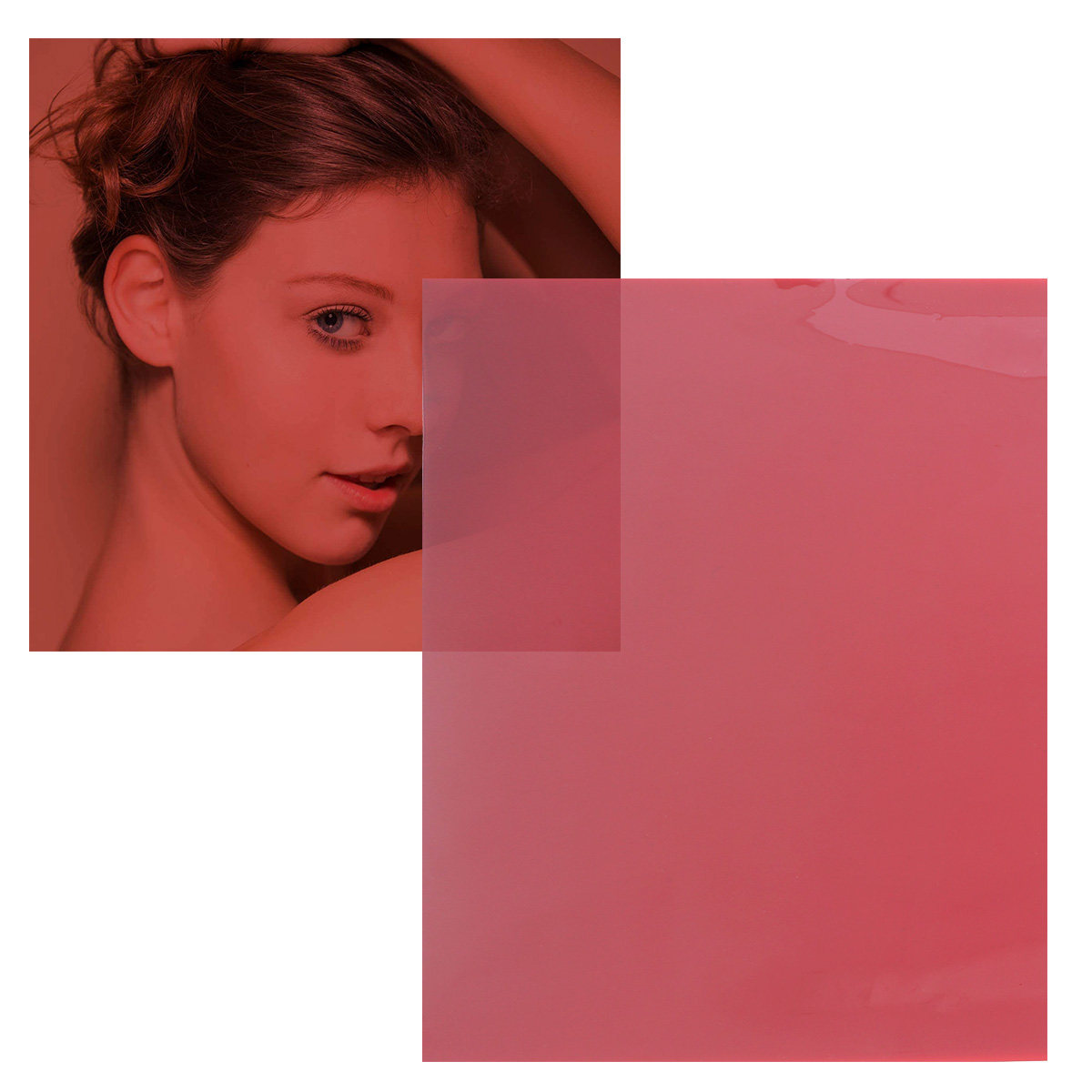 3Pcs Deep Red Color Filter Gel - Photography Lighting Gels review and price