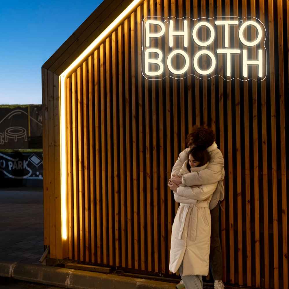 Photo Booth Neon Sign, Photo S - Photography Lighting Wedding Reception review and price