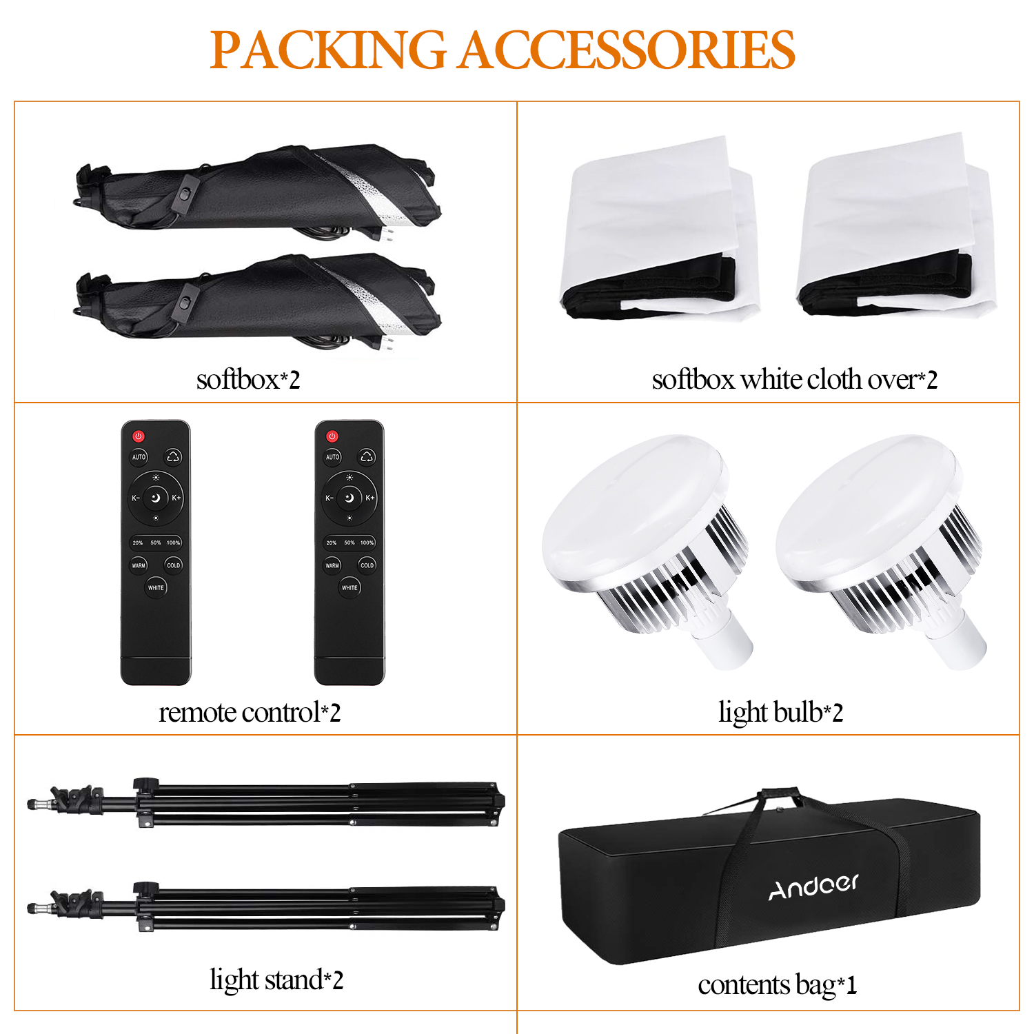 Andoer Softbox Lighting Set St - Photography Lighting Set review and price