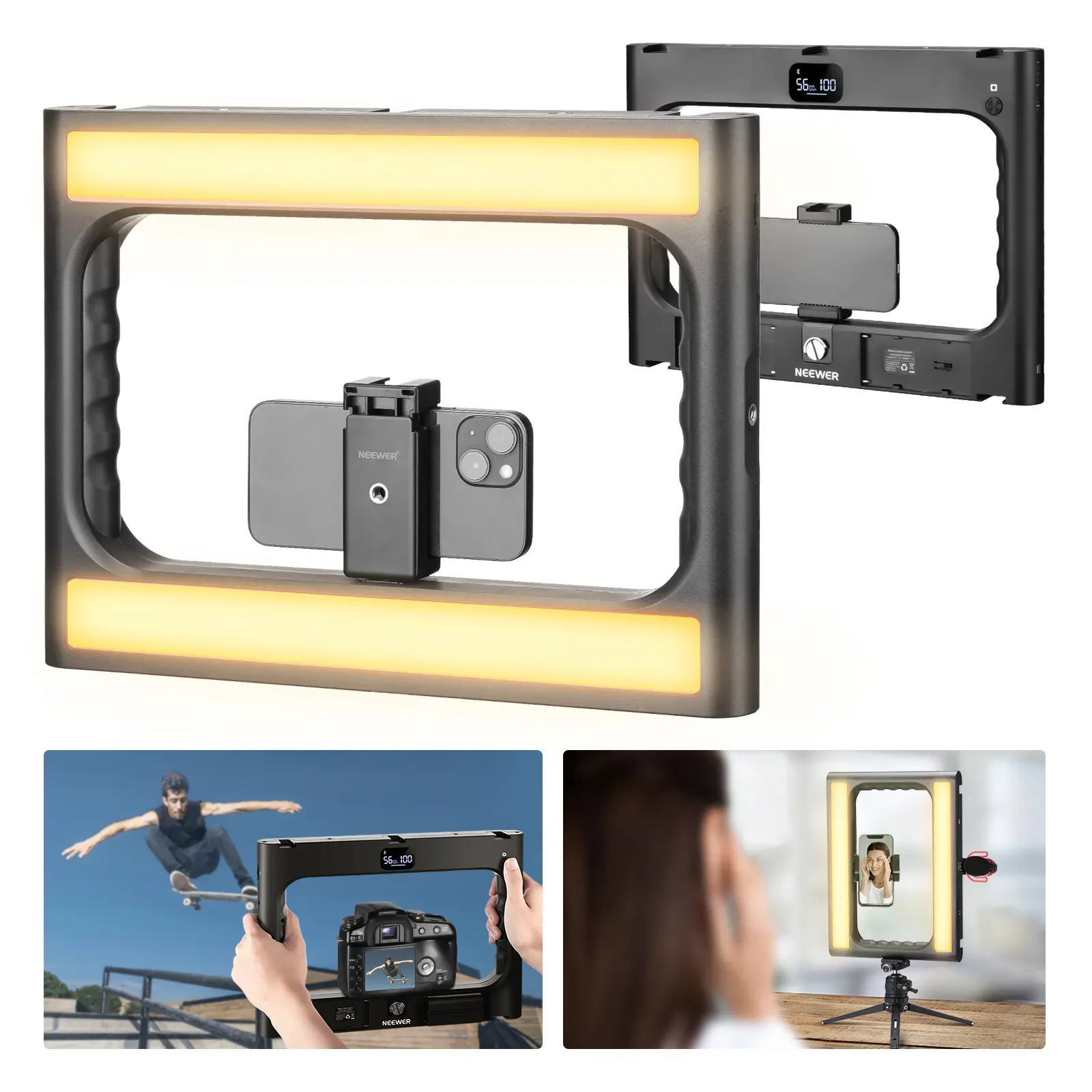 NEEWER A111 II Smartphone Vide - Photography Lighting Rig review and price