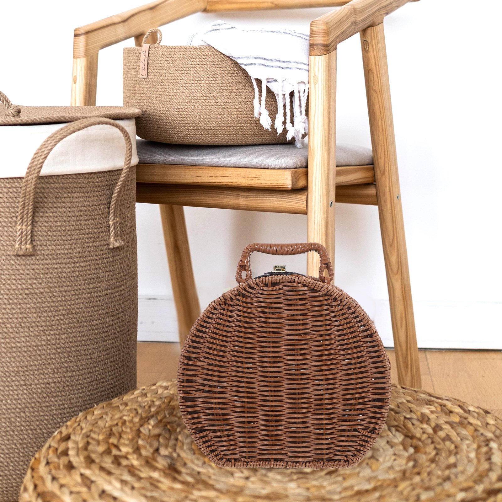 Vintage Light Blue Handwoven W - Lighting In Photography review and price