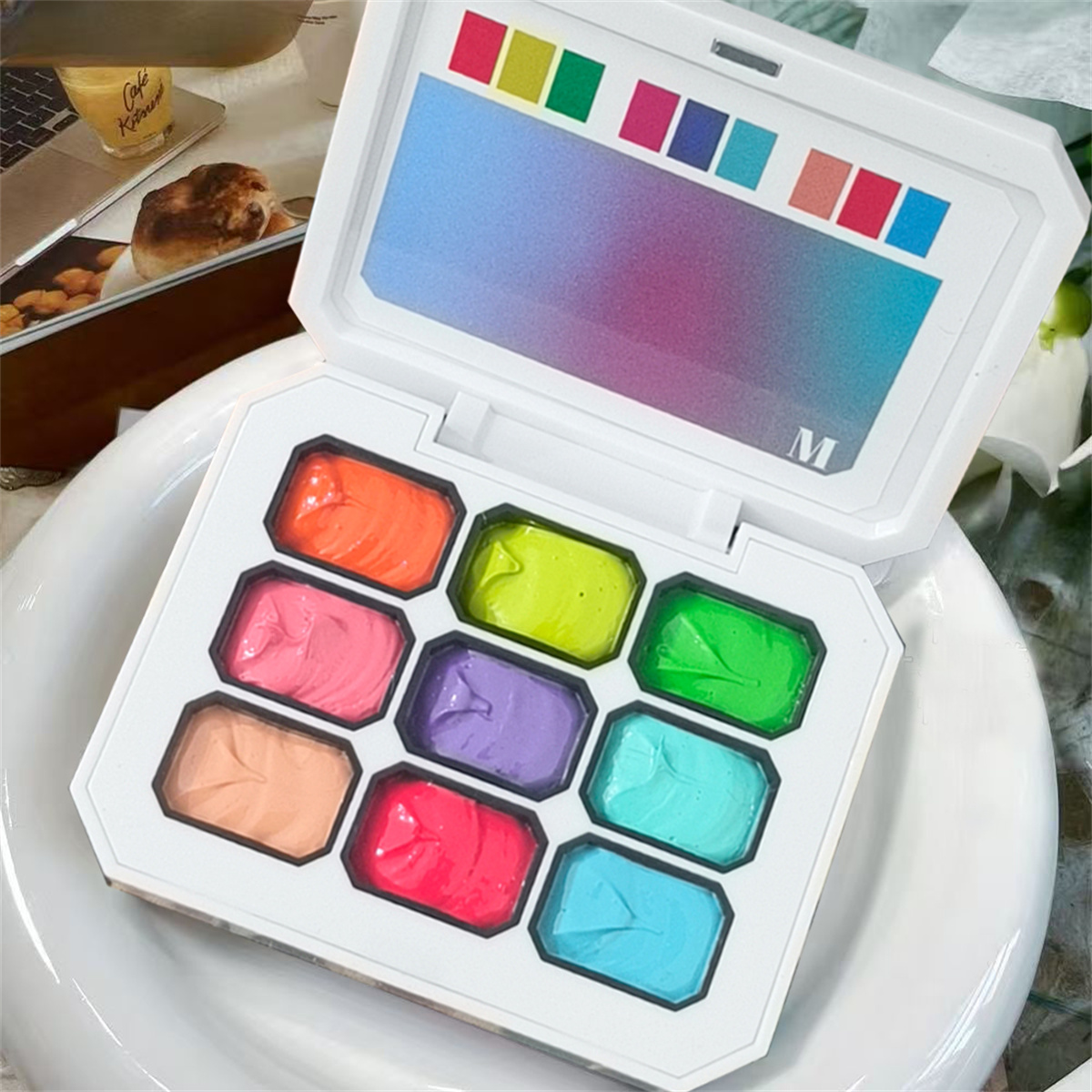 1pc 9-color solid nail polish  - Photography Lighting Gels review and price