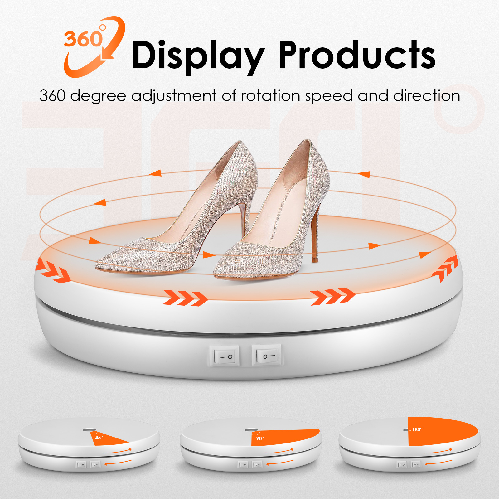 25CM 360° Electric Display Sta - Photography Still Life Lighting review and price